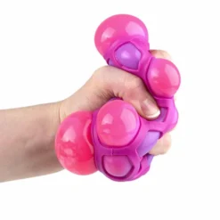 Squish And Stretch Honeycomb Ball Assorted 3
