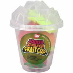 Squishy Stretchy 6 Pc Fruit Cups (DZ)