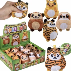 Sugar Squeeze Plush Zoo Animal Assortment 2.75