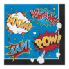 Superhero Slogan Lunch Napkins (16 PACK)
