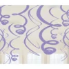 Swirl Decorations Purple 22" (12 PACK)