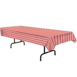 Table Cover - Red & White Stripe 54" x 108" (EACH)