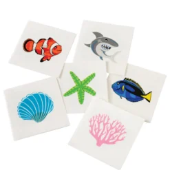 Tattoos - Coral Reef Assortment 1.5" (144 PACK)