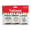 Tattoos - Patriotic Assortment 1.25"-1.5" (72 PACK)