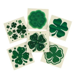 Tattoos - Shamrock Assortment 1.5" (72 PACK)