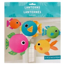Tropical Fish Paper Lanterns (5 PACK)