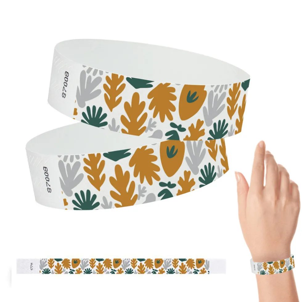 Tyvek Paper Wristbands - Fall 3/4" (500 PACK)