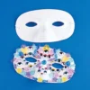 White Plastic Face Masks (24 PACK)
